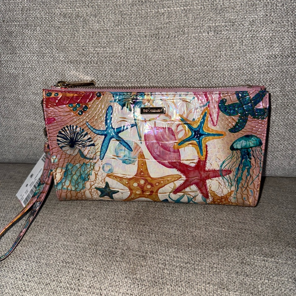 Brahmin Starlight Daisy Wristlet